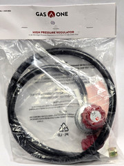 GASONE 2109-RED 4 ft HOSE HIGH PRESSURE 0-20 PSI ADJUSTABLE DIAL