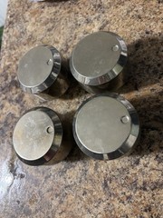 Backyard Classic Gas Grill Control Knobs Set of 4 Square Shaft 2 Inserts