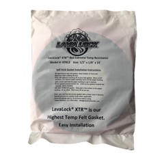 LavaLock® XTR12 1000F High Temp Rated BBQ Smoker Gasket Self Stick Felt 1/2 1/8