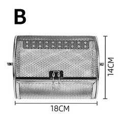 Grill Cage Rotating Drum Packaging Perfect Premium Roasting Convenient