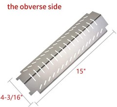 Grill Heat Plate for Charbroil, Thermos, Centro, Costco Kirkland, 3-Pcs 15 in…