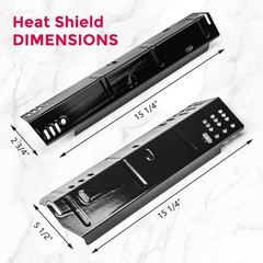 Grill Grates Heat Plates for Dyna-Glo 4 Burner DGH450CRP DGH451CRP Grill Parts