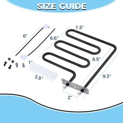 800W Smoker Heating Element Replacement Kit for Digital Electric Smokers, 990709