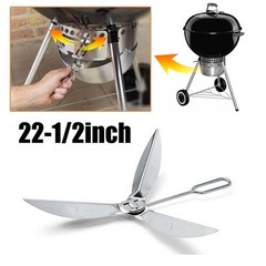 For Weber Grill 7444 22-1/2 Inch One-Touch Cleaning System Kit Replacement