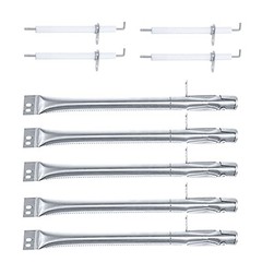 BBQ Gas Grill Burner Tube And Igniter Replacement Parts Kit For Brinkmann 5 Pack