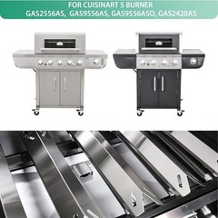 Grill Burner & Heat Plate Kit for Cuisinart 4/5 Burner GAS2556AS GAS9556AS