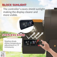 Rectangular WiFi Pellet Grill Controller Replacement for Pit Boss, Navigator