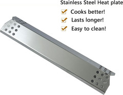 Direct Store Parts DP130 (4-Pack) Stainless Steel Heat Shield 14 9/16″ X 3 3/8″