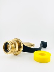 CGA510 Male POL X 1-3/4″ Acme Top Grip Hand Wheel Fill Filler Coupling Adapter