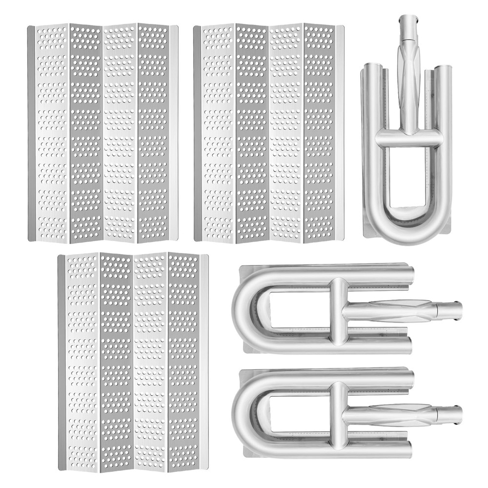 3-Burner Replacement w/ Stainless Steel Heat Shields for Calise/Lucullan Grill
