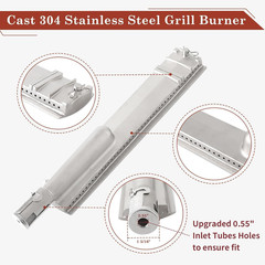 Gas Burner Replacement for Jenn Air Glen Canyon Nexgrill Thermos 15 13/16″ 3-pk