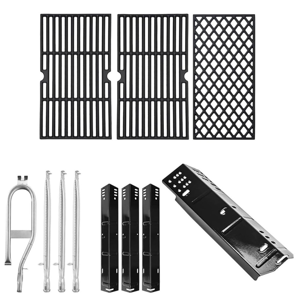 SafBbcue DGH450CRP Cooking Grates and Heat Plate for Dyna Glo Grill Replaceme…