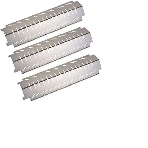 3 Pcs15 in Stainless Steel Gas Grill Heat Shield Plate Tent For Charbroil NEW US