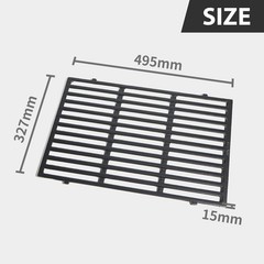 2 Pack 19.5″ Cast Iron Grill Grates for Genesis 300 Series, Replacement Parts