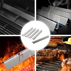 Stainless Steel Flavorizer Bars for Weber Spirit 300 Gas Grills 7636 (5-Pack/…