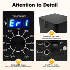 250W Electric Wood Pellet Smoker Grill Part Pellet Smoker Hopper Assembly Kit