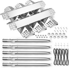 Nexgrill Replacement Parts 5 Pack Burners Heat Plates For Gas Grills