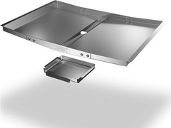 Universal Grease Tray with Catch Pan, Dyna Glo Grill Replacement Parts | Stainle