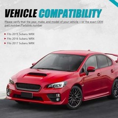 Front Bumper Grille Fits for 15-17 Subaru WRX | Upper Bumper Grille Grill