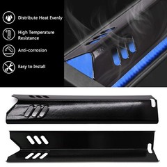 5 Pack Grill Replacement Part Porcelain Steel Heat Plates for Backyard Dyna-glo