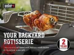 Weber Grill Rotisserie Kit Genesis II 200/300 Series