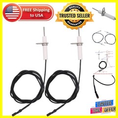 DIY-Friendly 38″ Ignitor Wire & CeramicElectrode with Mounting Screws Included