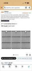 Hisencn grill grates cast iron 3 Pack