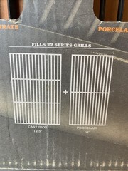 Traeger Series 22 Cast Iron/Porcelain Grill Grate Kit – BAC366 New In Box