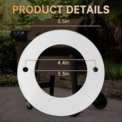 4PCS Heat Resistant Chimney Insulation Gasket for Traeger & Pit Boss Grills