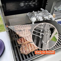 Stainless Steel Warming Rack for Weber Spirit 200 & Weber GS4 Spirit II 200 Seri