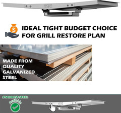 Grease Tray with Catch Pan – Dyna Glo Grill Replacement Parts, Universal Drip Pa