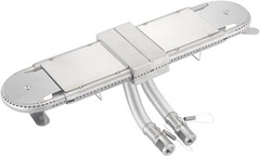 Universal Grill Replacement BBQ Adjustable Bar Burner Oblong Tube Burner for Bri