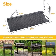 27 inch Charcoal Ash Pan for Char-Griller 1224 1324 2121 2222 2727 2828 2929,…