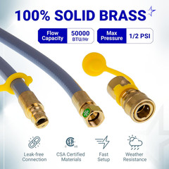 Propane to Natural Gas Conversion Kit for Blackstone 28 36 Griddles 10FT Hose