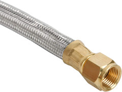 5 Feet Stainless Steel Braided 20 PSI Adjustable Propane Regulator Hose with Qcc