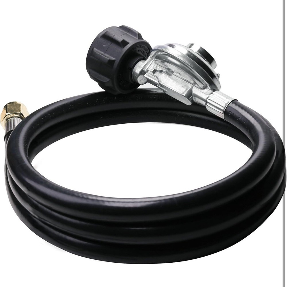 Universal Low Pressure Propane Regulator with 5 Foot Hose