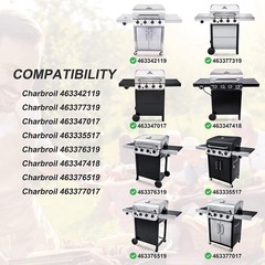 Replacement Parts For Charbroil 463347017 463342119 463335517 Gas Grill