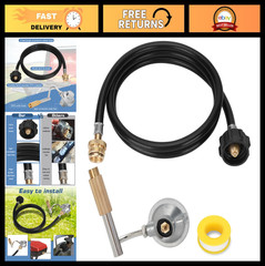 Grill Regulator & 5ft Propane Hose for Roadtrip LXE, LE, LXX Grills – Replacemen