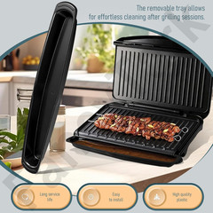 14.5″ Long Grill Oil Grease Catcher Drip Tray Pan for George Foreman Grill Repla