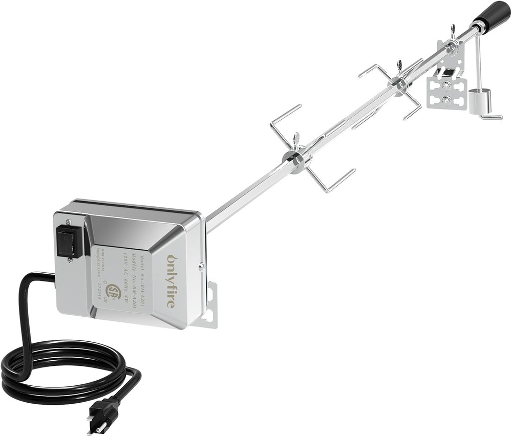 6022 Universal Grill Replacement Rotisserie Kit, with 37” ×1/2” Hexagon Spit R