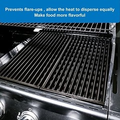Grill Grates Replacement 2 Piece Porcelain Enameled Iron Gas Grill Cooking Grids