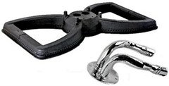 Broilmaster Gas Grill 3 Series Cast Iron Bow Tie Burner w/ Curved Tubes 21.75″