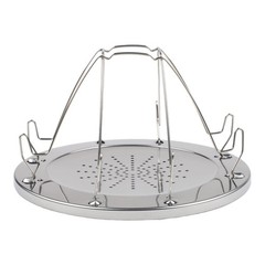 Foldable Stainless Steel Grill Rack Designed for Portable Barbecue Use