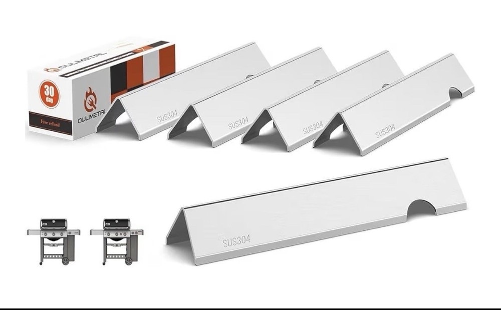 SUS304 GS4 Genesis II Flavorizer Bars for Weber Genesis II/LX 300 Series
