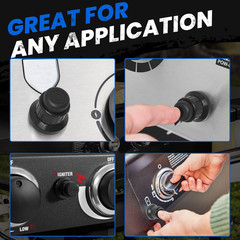 Griddle Igniter Knobs Replacement for Blackstone, 4 Pack AA and AAA Battery Puls