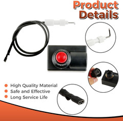 Igniter Push Button Ignition Kit for Fire Pit Gas Burner Grill 15.75Inch