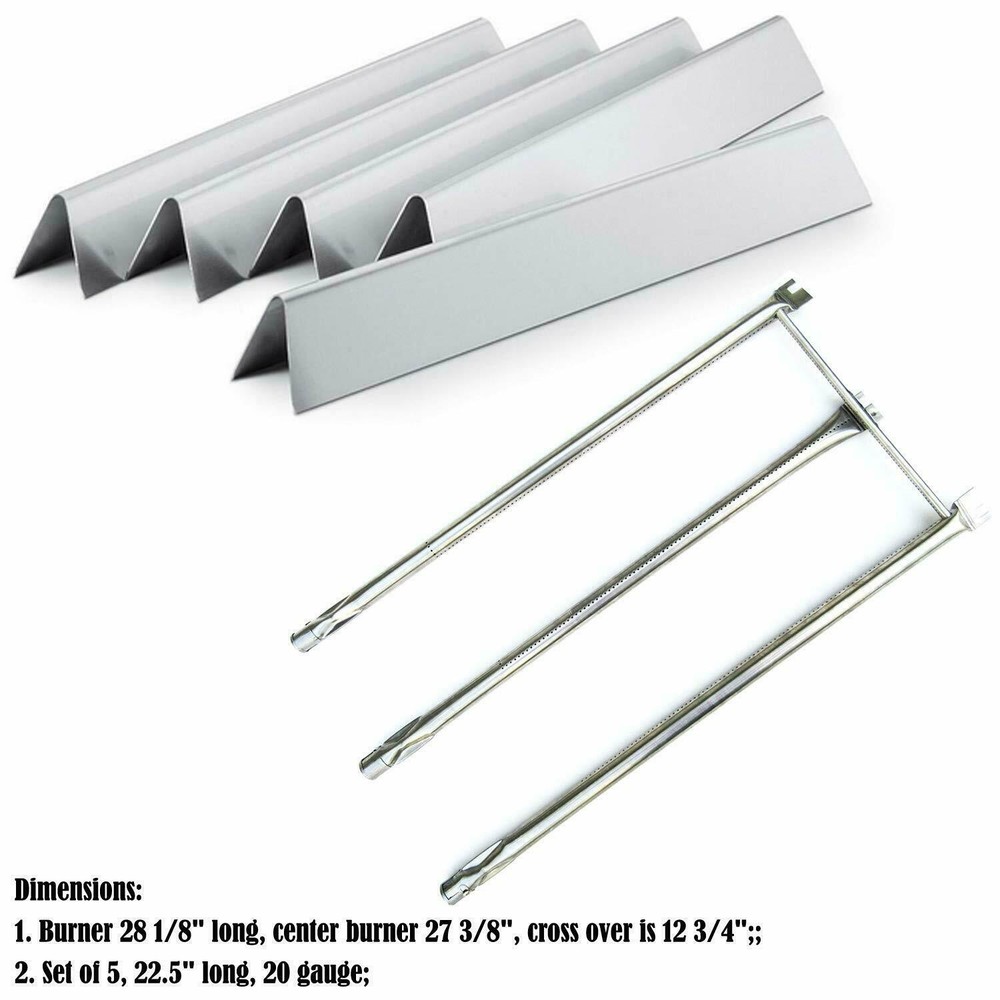 Flavorizer Flavor Bars Burners SS for Weber Genesis Silver Gold B/C Spirit 700