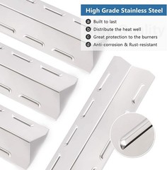Criditpid Grill Parts Compatible with Kenmore Silvery Heat Shield Kit
