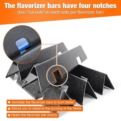 15.3″ Flavorizer Bars for Weber Spirit 300 and GS4 Spirit II 300 E310 E315 E320.