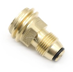 2 PACK Propane Tank Adapter Connector Converts POL LP Tank Valve to QCC1/Type…